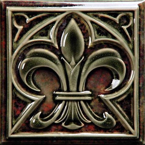 Fleur-de-lis Eighteen Tudor Tile, Ios, Tile, Layout, Art