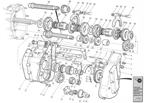 Hewland Mechanics Drawing, Robot Design Sketch, Mechanical Engineering Design, Drawing Machine, Blueprint Art, Technical Illustration, Mechanical Art, Automotive Engineering, 3d Printing Projects