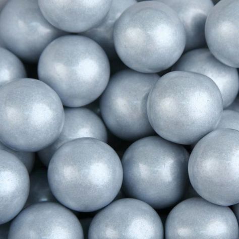 Silver Shimmer Pearl Gumballs • Gumballs • Gumballs, Bubble Gum & Chewing Gum • Bulk Candy • Oh! Nuts® Silver Candy Buffet, Rollerskating Party, Sweets Buffet, Gum Chewing, Chocolate Party Favors, Lolly Bags, Candy Basket, Chocolate Candy Bar, Bulk Candy