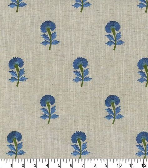 P/K Lifestyles Multi-Purpose Thistle Embroidery bluebell | JOANN Thistle Embroidery, Fabric By The Yard, Upholstery Fabric, Upholstery, Yard, Embroidery, Fabric