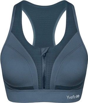 One more cheap high-impact bra: this Amazon find. This has great reviews, and a zip front closure, which is perfect for large busts. This comes in plus-sizes too, so that’s great! I love that this has ventilation, and that the zipper doesn’t go all the way down. Zip Bra, Workout Bra, Running Sports Bra, Best Sports Bras, Running Bra, Supportive Sports Bras, Plus Size Sports Bras, Plus Size Workout, Lululemon Energy Bra