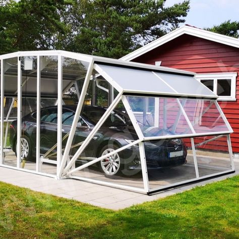 Carport Tent, Car Porch Design, Car Shed, Gazebo Plans, Portable Garage, Car Shelter, Metal Carports, Back Porch Ideas Covered Farmhouse, Car Canopy