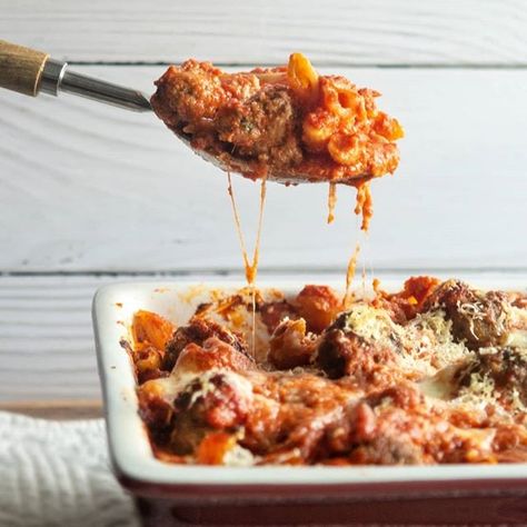 Slide 9 of 22 Popular Pasta Recipes, Meatball Casserole Recipe, Giada Recipes, Meatball Casserole, Giada De Laurentiis, Baked Ziti, Italian Dishes, Casserole Recipes, Pasta Dishes