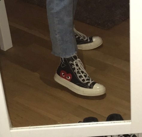 Converse X Cdg, Dr Shoes, Dead Or Alive, Fresh Shoes, Hype Shoes, Shoe Inspo, Aesthetic Shoes, Swag Shoes, Cool Fits