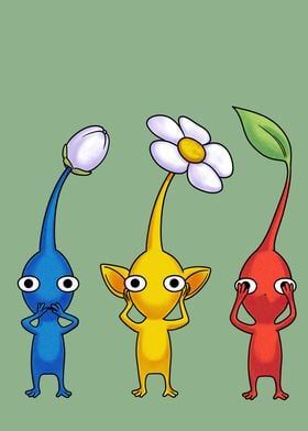 Pikmin Tattoo Ideas, Pikmin Drawing, Pikmin Tattoo, Pikmin Fanart, Pikmin Art, Monster Drawing, Cool Pencil Drawings, Art Curriculum, Video Game Art