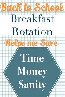 Breakfast Schedule, Breakfast Rotation, Back To School Breakfast, School Breakfast, Freezer Breakfast, Breakfast Prep, Easy Budget, Instant Oatmeal, Simple Budget