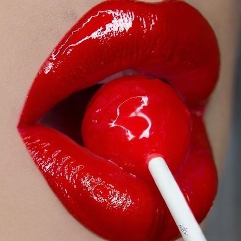 Lollipop Lips, Kosmetyki Mary Kay, Red Lipstick Shades, Wet Lips, Lip Art Makeup, Best Red Lipstick, Lips Photo, Candy Lips, Lip Wallpaper