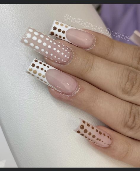 Dotted Acrylic Nails, Acrylic Nail Drill, Spring Acrylic Nails, Hello Nails, Cherry Nails, Edgy Nails, Exotic Nails, Coffin Shape Nails, Acrylic Nails Coffin Pink