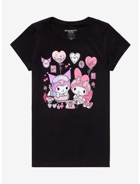 Kuromi Black, Kuromi And My Melody, Sanrio Clothes, Matching Stuff, My Melody And Kuromi, Girls Slumber Party, Pastel Girl, My Melody Kuromi, Hello Kitty And Friends