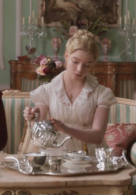 Period Piece Aesthetic, Emma Movie, Emma 2020, Emma. 2020, Victorian Tea Party, Emma Woodhouse, Emma Jane Austen, Period Movies, I Love Cinema