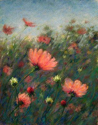 Pastel Pictures, Chalk Pastel Art, Learning And Growing, Wildflower Paintings, Soft Pastel Art, Pastel Artwork, Aspiring Writer, Pastel Sec, Oil Pastel Paintings