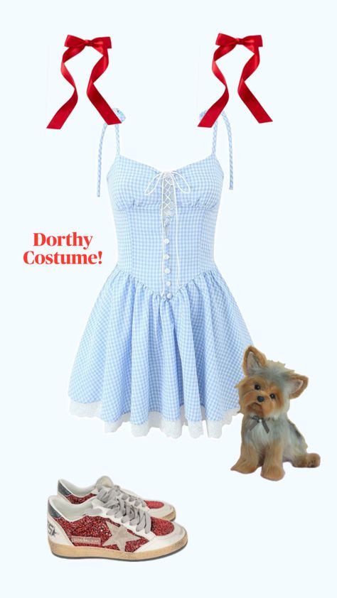 #dorthy #wizardofoz #wicked #halloween #costume Dorthy Costume, Trio Halloween Costumes, Wizard Of Oz, Halloween Costume, Halloween Costumes, Wicked, Halloween