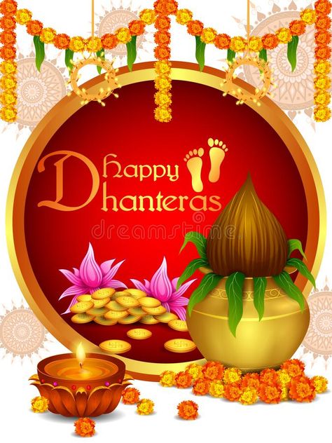 Gold Kalash with decorated diya for Happy Dhanteras Diwali festival holiday cele , #Sponsored, #Happy, #Dhanteras, #Diwali, #diya, #Gold #ad Diwali Shubhkamnaye, Dhanteras Post, Happy Dhanteras Images, Dhanteras Wishes Images, Diwali Flowers, Dhanteras Rangoli, Dhanteras Images, Dhanteras Wishes, Happy Dhanteras Wishes