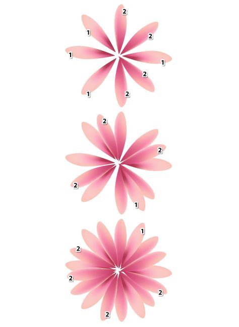 Follow this tutorial and learn how to create beautiful flowers with the help of the Gradient Mesh function in Adobe Illustrator. We will start with the shape of the petal then using the Gradient... Adobe Illustrator Flowers, Adobe Tips, Gradient Flower, Flower Vector Art, Illustrator Tips, Adobe Illustration, Graphic Artist Designer, Illustration Tutorial, Adobe Illustrator Vector