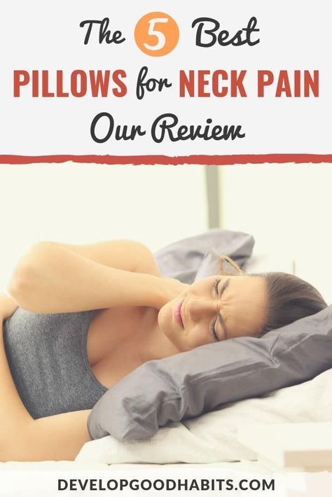 Best Pillow For Neck Pain, Neck Pain Pillow, Best Pillows For Sleeping, Neck Hurts, Best Pillows, Pillow For Neck, Sore Neck, Body Aches, Neck Problems