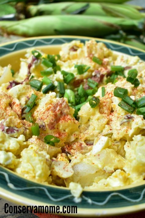 Easy Potato Salad Traditional Potato Salad Recipe, Healthy Potato Salad Recipe, Salad With Egg, Red Potato Salad Recipe, The Best Potato Salad, Best Potato Salad, Potato Salad Dill, Best Potato Salad Recipe, Red Potato Recipes