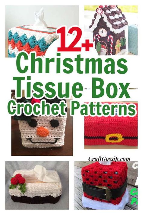 Crochet Christmas Tissue Box Cover Free Pattern, Christmas Tissue Box Covers Free Pattern, Plastic Canvas Patterns Free Tissue Boxes Christmas, Crochet Kleenex Holder, Crochet Christmas Tissue Box Cover, Christmas Kleenex Box Cover, Crocheted Tissue Box Covers Free, Crochet Kleenex Box Cover, Crochet Tissue Box Cover Free Pattern