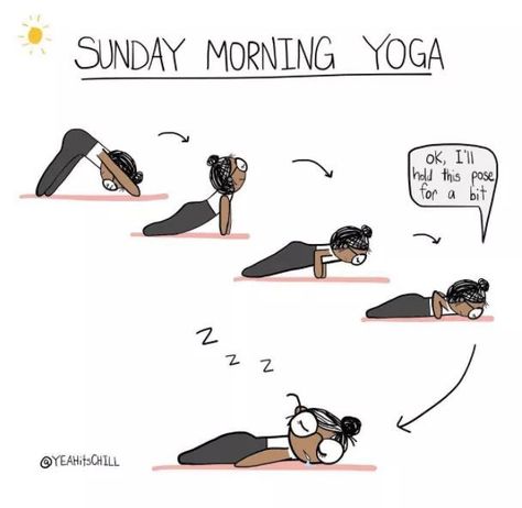 Sunday morning yoga Yoga Jokes, Yoga Meme, Yoga Humor, Yoga Cartoon, Yoga Inspiration Photos, Soul Scripts, Yoga Girls, Yoga Kundalini, Yoga Journey