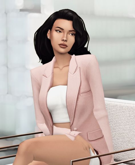 Eleanor, 26 years & Journalist Eleanor is a journalist from the city of Brindleton Bay, who has always had a passion for communication and a gift for telling fascinating stories. She grew up in a we… Sims Four, Sims 4 Houses, Sims House, Maxis Match, Elegant Woman, Sims Cc, Sims 4