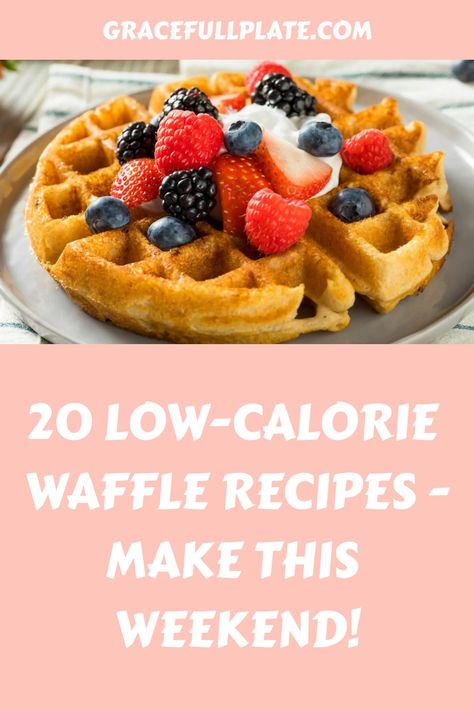 If you are looking for some delicious and low-calorie waffle recipes to make for breakfast, dinner, or dessert, then have a read of our list of some low calories waffle recipes! Low Cal Waffles, Low Fat Waffle Recipe, Low Calorie Waffle, Low Calorie Waffles, Low Calorie Waffle Recipe, Waffles With Fruit, Greek Yogurt Waffles, Waffle Mix Recipes, Low Calorie Pancakes