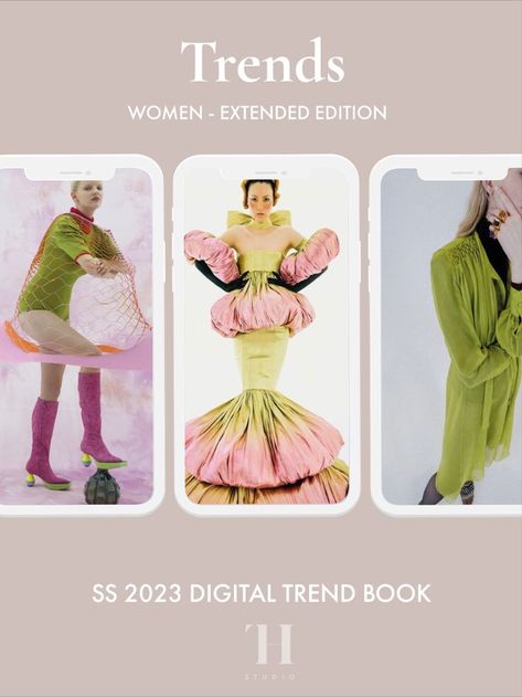 Trend Moodboard, Spring Summer 2023 Fashion, Fashion Trending Moodboard, Fashion Trend Book, 2023 Fashion Trends, Trend Forecast, Trend 2023, Color Forecasting, 2023 Color