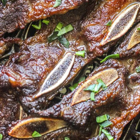 Trader Joe's Korean short ribs in air fryer - The Top Meal Trader Joe’s Korean Short Ribs, Ribs In Air Fryer, Short Ribs In Oven, Short Rib Recipes Oven, Korean Bbq Ribs, Kalbi Short Ribs, Korean Beef Short Ribs, Ribs Recipe Oven, Boneless Beef Ribs