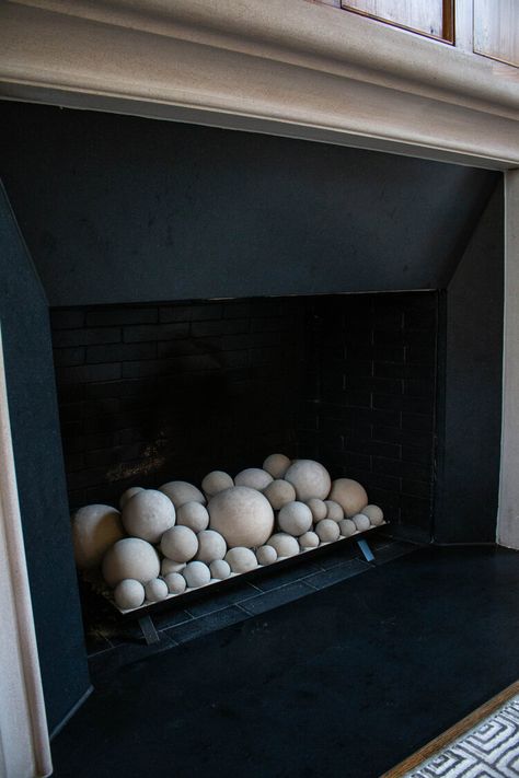 Gas Fireplace Fire Balls, Gas Balls Fireplace, Fire Spheres Fireplace, Cannon Ball Fireplace, Gas Fireplace Balls, Fireballs Fireplace, Fireplace With Balls, Fire Balls For Fireplace, Fireplace Balls