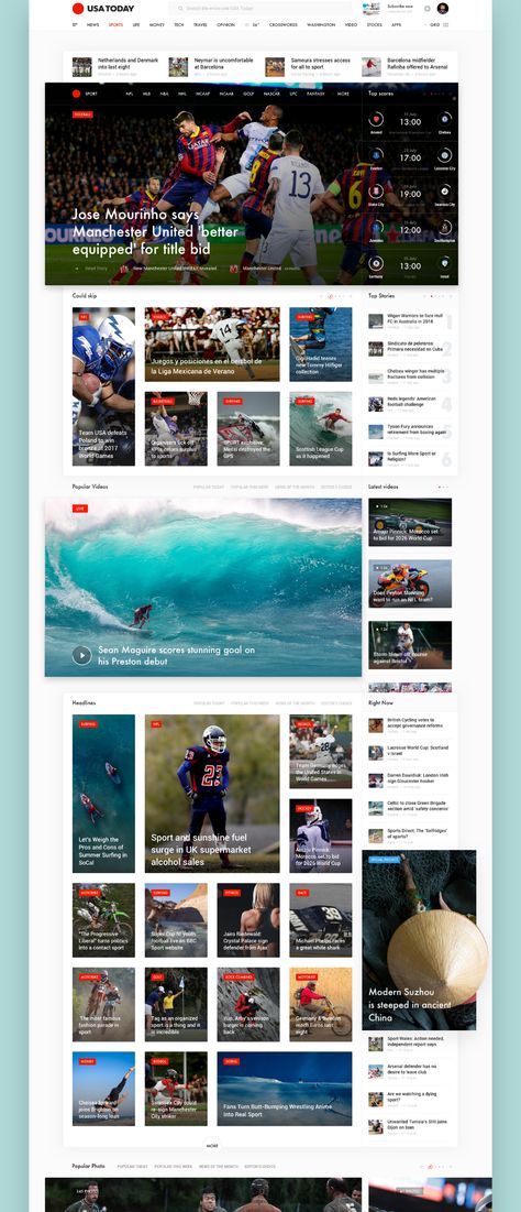 Portal Web Design, Beautiful Web Design, Portal Design, News Website Design, News Web Design, Web News, Homepage Design, Wordpress Design, Article Design