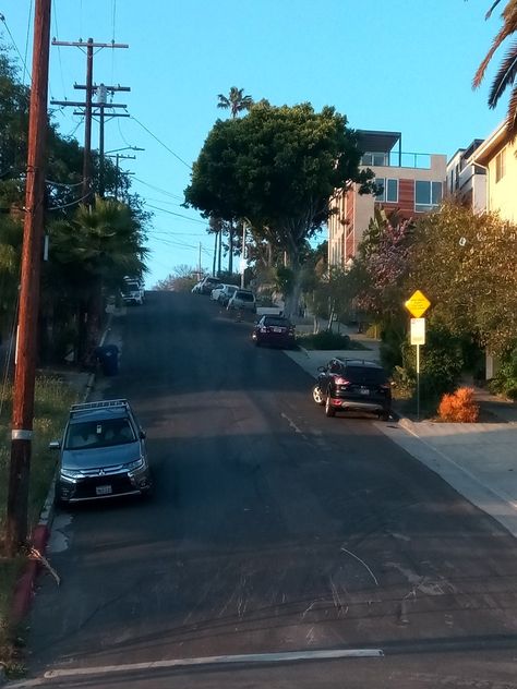 Very steep street , I will not drive through it ...bad brakes on this street ..yikes! Street Dreams, Street Background, Dream Diary, Drive Through, Drive, Road, Quick Saves