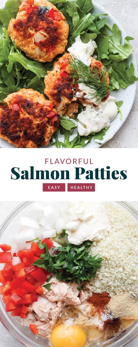 Salmon Pattys, Simple Salmon Patties Recipe, Leftover Salmon Recipes, Perfect Salmon, Leftover Salmon, Salmon Patties Recipe, Healthy Dinner Recipe, Healthy Salmon Recipes, Easy Salmon Recipes