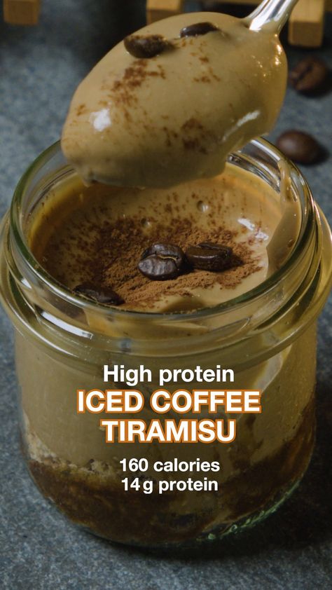 Tiramisu Protein Shake, Tiramisu Coffee Recipe, Herbalife Snacks, High Protein Iced Coffee, Protein Iced Coffee, Coffee Tiramisu, Herbalife Protein, Herbalife Recipes, Tasty Baking