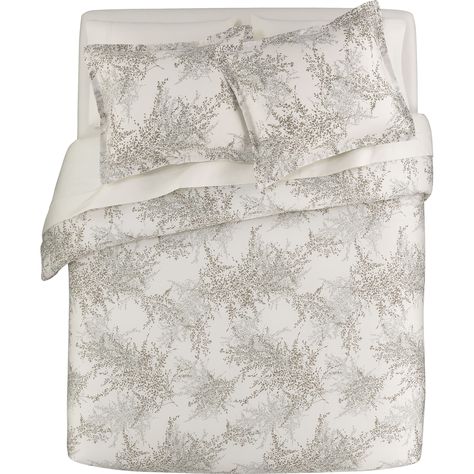 Ludina Full/Queen Duvet Cover in Bed & Bath | Crate and Barrel Gothic Furniture Diy, Gothic Furniture, Best Duvet Covers, Bed Linens, New Beds, King Duvet Cover, Guest Bedrooms, Queen Duvet Covers, Bed Decor