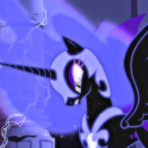 Nightmare Moon Pfp, Mlp Pfps, Lyra Heartstrings, Moon Icon, Human Icon, Nightmare Moon, Moon Princess, My Lil Pony, Mlp Fan Art