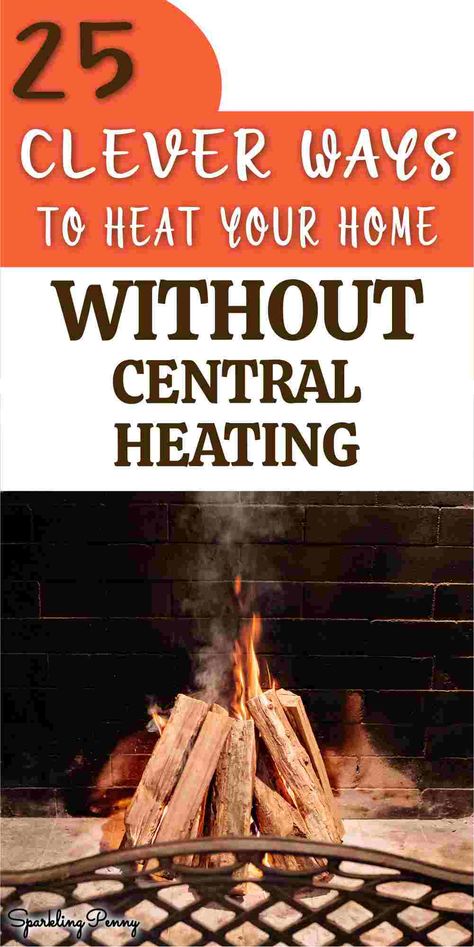 how to heat your home without central heating Alternative Heating Ideas, Cold Weather Hacks, Home Heating Oil, Diy Heater, Saving Money Frugal Living, House Heating, Winter Hacks, Cozy Life, Money Frugal