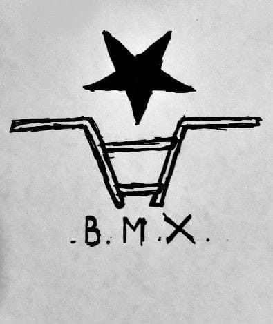 Bmx Tattoo Ideas, Bmx Drawing, Bmx Tattoo, Bmx Stickers, Bike Logos Design, Drawings To Trace, Chain Tattoo, Bmx Frames, Motorcycle Tattoos