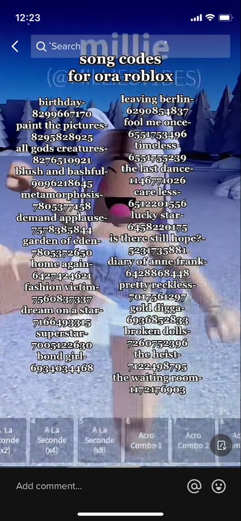 Roblox Song Codes For Aldc, Aldc Roblox Music Codes Dance Moms, Roblox Dance Moms Outfit Chars Codes, Preppy Chars For Dance Moms, Roblox Flower Bouquet Code, Song Codes For Aldc, Roblox Dance Moms Song Codes, Ora Dance Moms Staff Codes, Dance Mom Codes