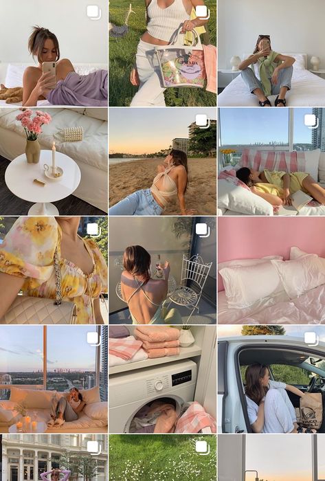 Insta Posts For Business, That Girl Instagram Feed, Insta Feed Ideas Aesthetic, Insta Feed Goals, Instagram Themes, Instagram Feed Goals, Instagram Feed Tips, Ig Feed Ideas, Best Instagram Feeds