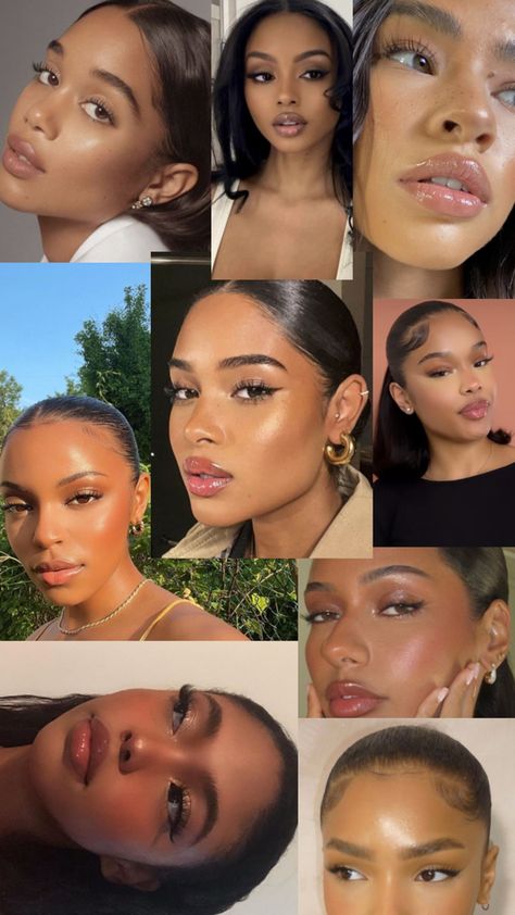 Work Makeup Looks, Deer Makeup, Quick Braids, Makeup For Black Skin, Work Makeup, Soft Glam Makeup, Cute Makeup Looks, Glowy Makeup, Clean Girl