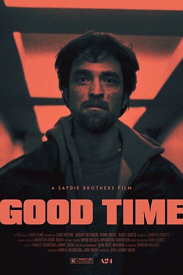 Good Time Poster, Good Time 2017, Batman Prints, Joker Print, Mission Impossible Fallout, The Big Sleep, Time Poster, Noir Movie, Indie Films