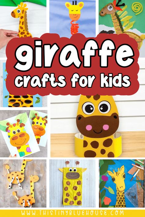 Giraffe crafts and activities for kids Giraffe Crafts For Preschool, Paper Bag Giraffe, Giraffe Activities, Paper Plate Giraffe, Giraffe Craft, Fun Rainy Day Activities, Felt Giraffe, Giraffe Crafts, Rainy Day Activities For Kids