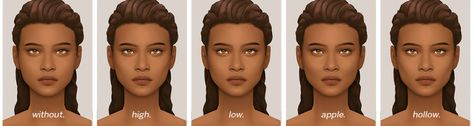 nesurii Big Brain, Skin Details, Sims 4 Cc Skin, High Cheekbones, Cc Sims, Sims 4 Custom Content, Nose Bridge, Maxis Match, Sims Cc