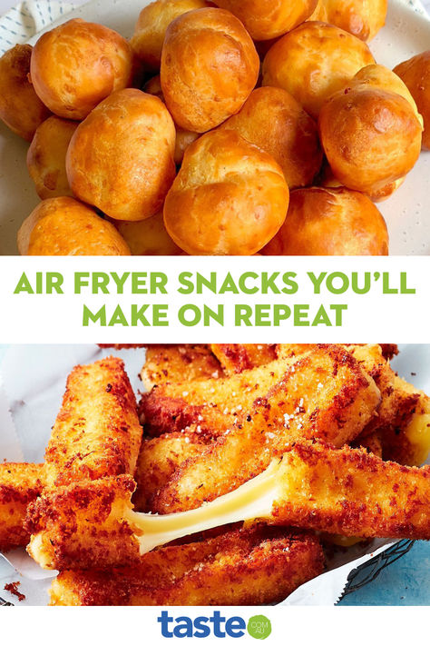 Air fryers are so hot right now. Here are our favourite snack recipes that you can make in this handy appliance – with everything from easy cheesy croquettes to scones to pastry bites. Air Fryer Snacks, Avocado Dipping Sauce, Pastry Bites, Spicy Nuts, Tonkatsu Sauce, Air Fryers, Easy Cheesy, Latest Recipe, Croquettes