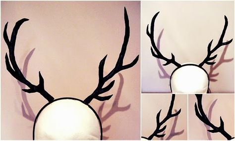 Diy Antlers, Forest Princess, Deer Antlers Headband, Antler Headband, Wood Elf, Summer Escape, Fashion Tutorial, Diy Headband, Shape And Form