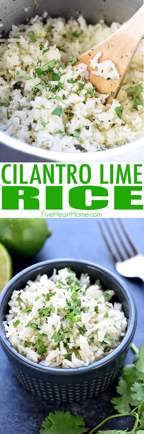 Cafe Rio Cilantro Lime Rice, Cilantro Lime Rice Recipe, Mexican Entrees, Lime Rice Recipes, Cafe Rio, Veggie Broth, Monthly Menu, Cilantro Rice, Sides Recipes