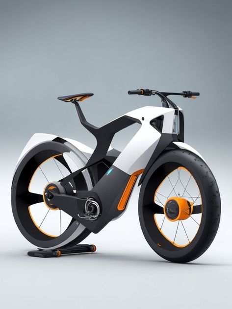 Image of a futuristic electric bicycle with sleek lines and a minimalist design. Electric Bicycle Design, Minimalist Concept, Minimalist Frame, Cool Bicycles, Bicycle Design, Futuristic Cars, Transportation Design, Flags Of The World, Bike Design