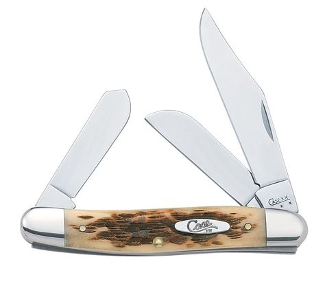 Case Cutlery 128 Case Stockman Pocket Knife with Stainless Steel Blades, Amber Bone - $43 Case Knife, Cowboy Gear, Utility Knives, Boning Knife, Case Knives, Jeep Stuff, Tool Knife, Tool Case, Folding Pocket Knife