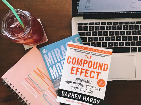 The compounding effect is the strongest force and still few people are aware of it. Learn it and you will see the effect. The Compound Effect Book, Compound Effect Book, The Compound Effect, Start With Why, Compound Effect, Development Books, Personal Development Books, Motivational Books, Landing Page Template