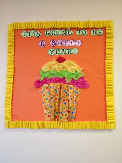 Yum! It's going to be a sweet year! Bulletin Boards Classroom Decor, Classroom Bulletin Boards, School Bulletin Boards, Library Displays, Door Ideas, School Decorations, Classroom Management, Bulletin Boards, Special Education