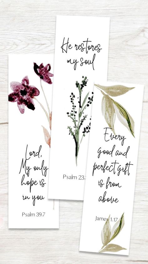 Printable Christian Bookmark Set of Bible Verse Bookmarks - Etsy Canada Bookmark Calligraphy, Bible Verse Bookmarks, Christian Bookmarks, Bookmarks Ideas, Bible Bookmarks, Popular Bible Verses, Bible Bookmark, Frame Border Design, Book Enthusiast