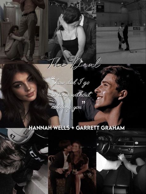 Garret Graham The Deal, The Deal Characters, Garret Graham Aesthetic, Hannah And Garrett Fanart, The Deal Hannah Wells, The Deal Garrett Graham, Hannah And Garrett The Deal Aesthetic, Garret Graham And Hannah Wells, Hannah And Garret